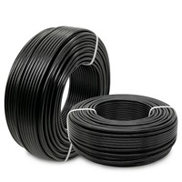Fabriqué en Chine 10A 300V US 12awg fil de cuivre ac cordon d'alimentation flexible à 3 noyaux câble en caoutchouc