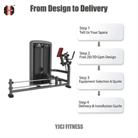 Machine d'exercice réglable en acier pour les jambes, système d'entraînement du bas du corps avec poids et poignées, idéal pour les clubs de remise en forme