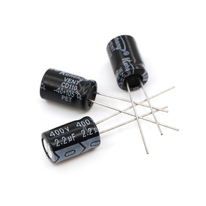 Aluminum Electrolytic <b>Capacitor</b> 2.2UF 400V 8x12mm Through-Hole High Voltage For Electrical Appliances - Product Image 2