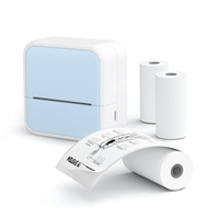 Imprimante Thermique Mini de Poche Portable Résolution 203dpi pour Étiquettes, Imprimante Mobile et Stock Portative Bluetooth