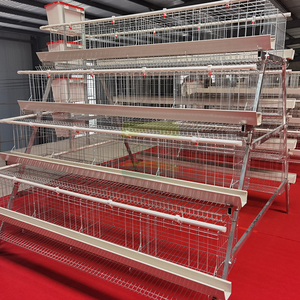 Cage à poules pondeuses à 4 niveaux et 4 portes - Cage à poulets en acier à haute teneur en carbone de type Q235 - Capacité de 32 oiseaux - Équipement d'élevage avicole - Product Image 6