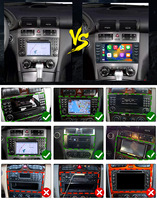 CARUPEZ Autoradio Android 8 pouces pour Mercedes Benz SLK CLK 2004-2010 Unité principale de navigation de style OEM DSP GPS 8581/7862 8 cœurs