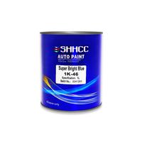 SHHCC 1K semprotan cat otomatis, pelapis cair Resin akrilik UV biru Super terang untuk mobil perahu plastiknya efek pernis
