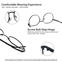 Gafas con Bloqueo de Luz Azul Personalizables con Logotipo, Gafas Ópticas Anti Luz Azul para Hombre y Mujer, Gafas para Computadora