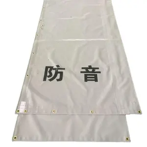 핫 세일 OEM/ODM 공장 가격 산업 건설 방음 PVC 방수포 시트 사운드 배리어 방수포 일본 시장