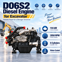 Moteur diesel SCDC D06S2 4 temps turbocompressé refroidi par eau – Remplacement fiable pour excavatrices et engins de terrassement