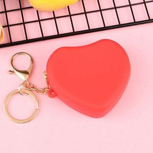 Hot Selling <b>Cute</b> Silicone Coin <b>Purse</b> Waterproof Makeup Bag Zipper Closure Candy Fashion Key Cosmetic Travel Case for Women Girls - Product Image 4