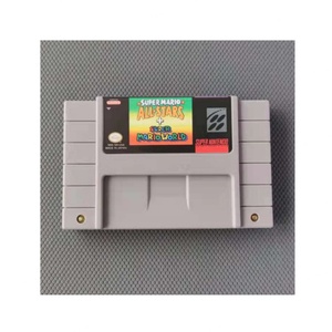 Cartouche de jeu 2 en 1 pour Snes Super Mar1o All Stars Super Mario World - Product Image 1