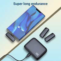 Micro-Cravate Stéréo Sans Fil 2,4 GHz K6 avec Boîtier de Charge pour Interview en Direct, Extérieur, Mini et Anti-Bruit