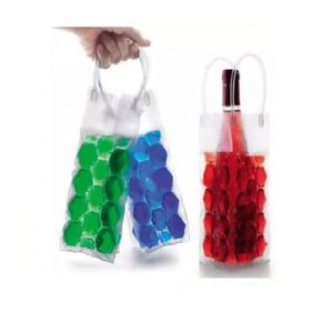 Articles promotionnels en vogue : Sac isotherme personnalisé en gel pour bouteille de vin, manchon rafraîchissant - Product Image 2