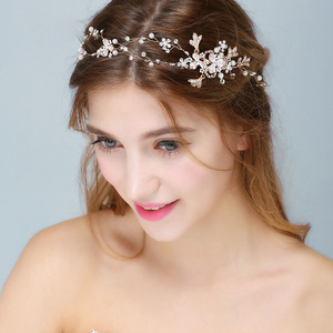SLBRIDAL-Diadema hecha a mano con cristales y diamantes de imitación para mujer, bandana para el <span class=keywords><strong>pelo</strong></span>, accesorios para el cabello, joyería para mujer - Product Image 2