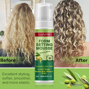 Huile d'<span class=keywords><strong>olive</strong></span> <span class=keywords><strong>Perruque</strong></span> bouclée <span class=keywords><strong>Mousse</strong></span> pour les cheveux Coiffure Marque privée Wrap Foam Curl <span class=keywords><strong>Mousse</strong></span> - Product Image 3