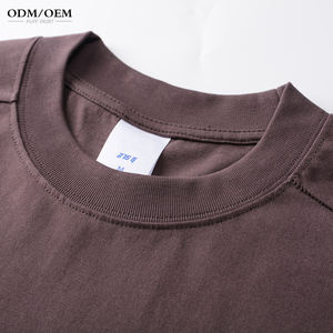 Camisetas de Hombre de Alta Calidad, 100% Algodón, Tejido Sólido, al por Mayor, Personalizables con Logotipo, Estampado Puff, Tallas Grandes - Product Image 6