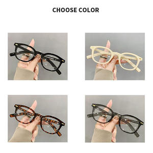 Verre Pc mode à la mode croix blanc concepteur rétro cadre hommes unisexe Anti lumière bleue presbytie lunettes de lecture lunettes optiques - Product Image 3