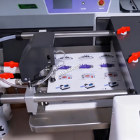 Mesin Pemotong Otomatis Rotary Die Cutting untuk Label Pakaian Kartu Permainan Stiker Perekat