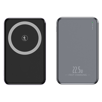 Batterie externe magnétique sans fil à charge rapide 5000 mAh, faible MOQ