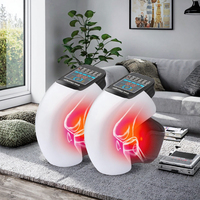 Fitease Rotlichttherapie Heiz- und Vibrations-Kniemassagegerät Intelligente Luftkompression Zeitsteuerung 5W DC 5V 2000mAh Lithium-Batterie