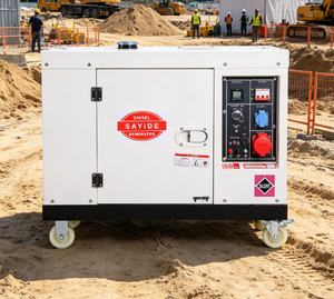 Générateur silencieux refroidi par air Engineering Power Start 10 kW, 10 kW, 1. Le cabinet intégré épaissi et insonorisé est équipé de Wi - Product Image 1