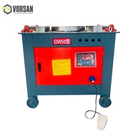 Cintreuse automatique de barres d'armature CNC GW50 avec PLC et composants à engrenages pour le renforcement de la construction, longue durée de vie