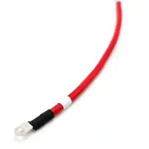 Kabel Baterai Inverter Tenaga Surya 2-12AWG Kustom dengan Terminal Cincin O