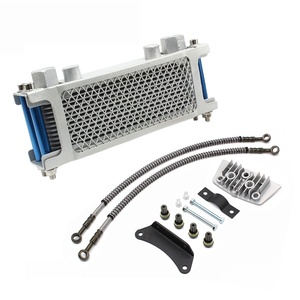 Venta al por mayor de fábrica: Radiador de aceite de motocicleta de 4 capas engrosado, modificación adecuada para radiadores de 50/110cc - Product Image 5