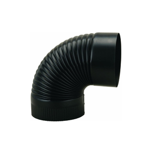 Coudes galvanisés Offre Spéciale OEM 15/30/45/90 degrés <span class=keywords><strong>pour</strong></span> pièces de cheminée poêle à <span class=keywords><strong>bois</strong></span> en acier inoxydable conduit de cheminée <span class=keywords><strong>tuyau</strong></span> de CVC - Product Image 4