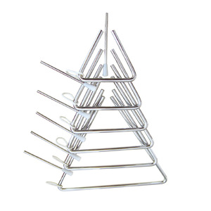 Venta al por mayor/OEM/<span class=keywords><strong>Precio</strong></span> de fábrica Instrumento de percusión Orff 4-8 pulgadas Triángulo Hierro 4 pulgadas Roble con soporte Triángulo - Product Image 1