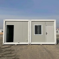 Casa Contenedor Plegable de Ensamblaje Rápido, Estructura de Acero, Diseño Modular Moderno, Certificación CE, Ecológica y Reciclable