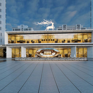 Nexus การออกแบบภูมิทัศน์ที่ปรึกษาด้านภูมิทัศน์กลางแจ้งที่ทันสมัยสำหรับวิลล่าเสนอ3D การวางแผนพื้นที่ชั้น - Product Image 1