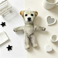 Peluche mignonne chat, chien, mini souris avec armature intégrée et rembourrage en coton et coton PP