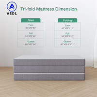Stabile Lieferung Moderner Stil Fabrikdesign 160 200 Matratzen im Karton King Queen Einzelgröße Faltbare Latex-Memory-Foam-Matratze