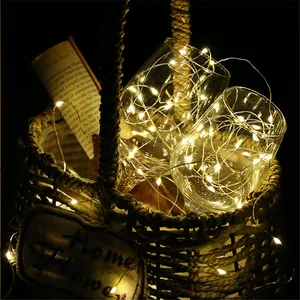 नेतृत्व में तांबे के तार स्ट्रिंग प्रकाश सजावटी इनडोर, आउटडोर के लिए माइक्रो मिनी परी प्रकाश क्रिसमस छुट्टी महोत्सव सजावटी