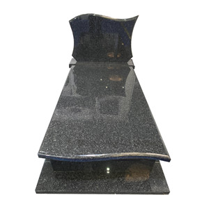 花崗岩のヨーロッパのモダンデザイン墓地の記念碑の墓石と墓石 - Product Image 1