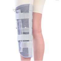 Attelle d'immobilisation de soutien articulaire du genou Orthopédique Ajuster Attelle de jambe Fracture Respirant Protection du genou