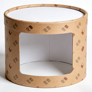 Custom Logo Biodegradable Kraft <b>Round</b> Cylinder Paper Tube Underwear Tube Packaging Socks T-Shirt Packaging Tube - Product Image 4