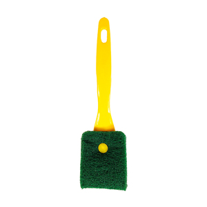 Ergonomik Tasarımlı Renkli Tencere Fırçası, Çıkarılabilir Fırça Başlığı ve Kolay Tencere Temizliği için Elde Tutulabilir Saplı Naylon Elyaflarla - Product Image 1