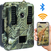 Caméra de chasse BSTCAM 4K 48MP avec connexion vidéo et application WiFi, viseur pour la chasse manuelle, détection de mouvement pour la faune sauvage