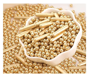 Flores de arcoíris Navidad Pastel Chocolate Mini <span class=keywords><strong>confeti</strong></span> comestible azúcar perla diferentes tamaños azúcar asperja decoración de pasteles - Product Image 3