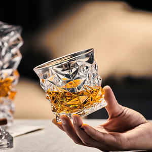 Ensemble de carafe en verre de cristal transparent classique européen fait à la main durable 1000ml pour vin liqueur bière whisky spiritueux - Product Image 4