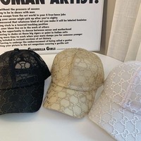 Gorra de Béisbol de Encaje de Verano para Mujer Malla Transpirable Snapback para Chicas Hip Hop Moda Gorras Femeninas Ajustables