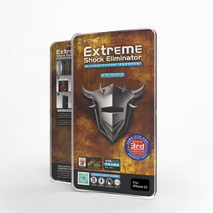 X-ONE Extreme Shock Eliminator 3e génération 2.5D HD Film de protection d'écran de téléphone portable pour iPhone 14 13 12 Pro Max