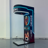 Machine de Jeu d'Arcade Focon à Monnayeur Multi-Valeurs, Jeu de Boxe Électronique et Mécanique en Acier Inoxydable et Fer