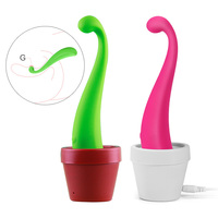 Leistungsstarker Erwachsenen-Vibrator Sexspielzeug für Frauen Zauberstab-Massagegerät Vibrierendes Sextoy Duale Stimulation Klitoris-Silikon-Vibrator