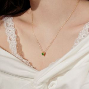 Collares Dylam con Colgante de Reno Navideño, Elegantes y Delicados, Chapados en Oro de 18K sobre Plata S925, con Cadena de Eslabones y Circonitas 5A - Product Image 3