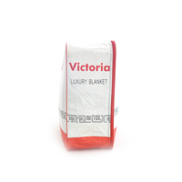 Sac d'emballage en plastique PVC transparent avec crochet pour rideaux à boutons