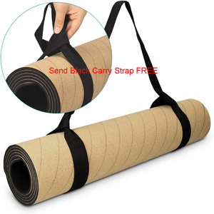 Tapis de yoga en liège TPE écologique antidérapant personnalisé du Portugal, ensemble de tapis de fitness de 8 mm - Product Image 5