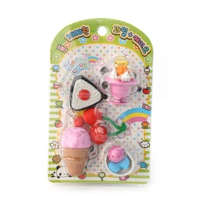 Borradores de Goma 3D con Forma de Flor, Helado, Pastel, Pizza y Comida, Kawaii, para Estudiantes, Regalos Promocionales y Recompensas - Product Image 4