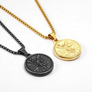 Collier avec pendentif De <span class=keywords><strong>50</strong></span> pièces En acier inoxydable, style hip hop mexicain, Colgante MECYLIFE - Product Image 1