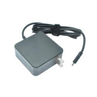 Chargeur universel pour ordinateur portable 65W, type C, prise EU/US, adaptateur d'alimentation CC, neuf, protection OTP, certifié CE/FCC