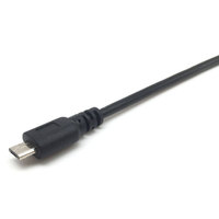 Kabel USB 2.0 A Male Sudut Kiri-Kanan dengan Panjang yang Dapat Disesuaikan ke Kabel USB Tipe Micro untuk Koneksi